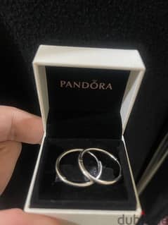Pandora Earrings / Silver Necklace