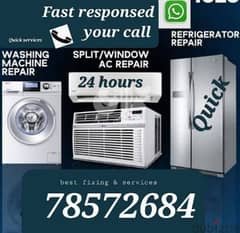 Ac Fridge washing machine services fixing etc anytype. .