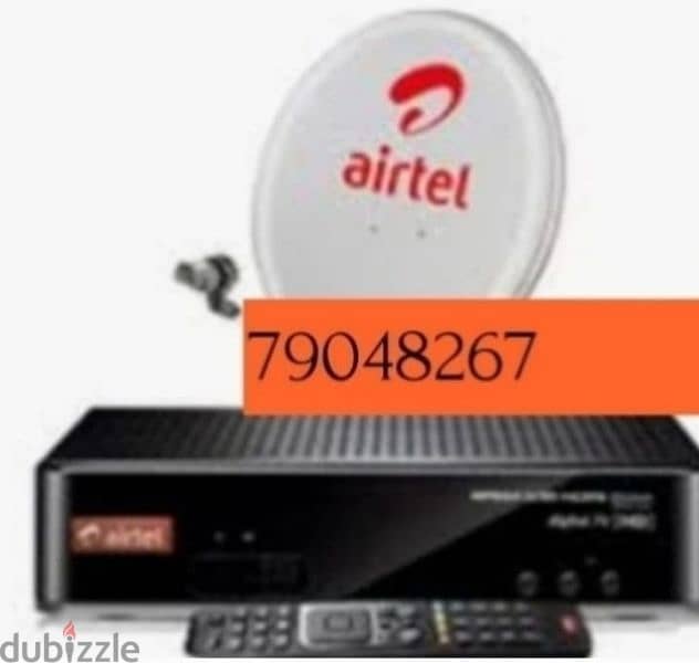 Airtel HD Receiver with 6months subscription 0