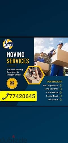 n Muscat Mover tarspot loading unloading and carpenters sarves. .