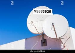 New satellite dish fixing repring installation Nilsat arbsat Airtel