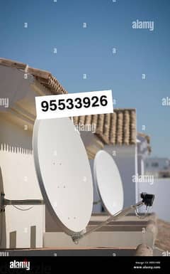 New satellite dish fixing repring installation Nilsat arbsat Airtel