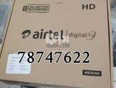 Airtel HD receiver6 month subscription Tamil Malayalam