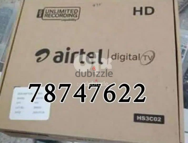 Airtel HD receiver6 month subscription Tamil Malayalam 0