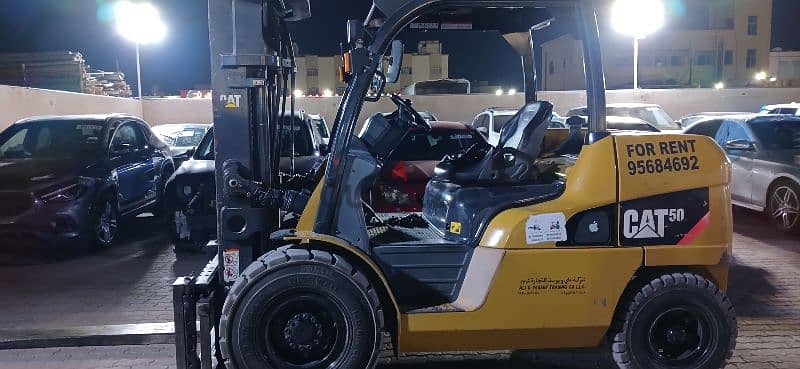 we have forklifts 5 ton and 3 ton for daily and monthly basis I 1