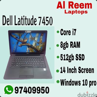 DELL CORE I7 8GB RAM 512GB SSD 14 INCH SCREEN