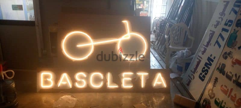 Signboard, Cladding , Flex Printing , Letters Creation, Neon Light, 6