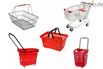 Shopping trolley for supermarket . عربة التسوق/عربة السوبر ماركت 1