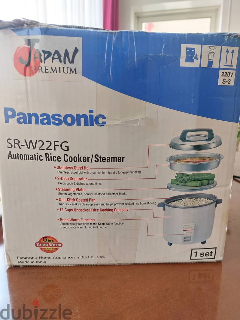 Panasonic 2.2L automatic Rice Cooker for sale 3