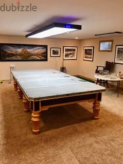 snooker and billiard table installation