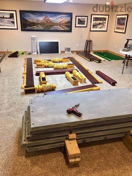 snooker and billiard table installation 3