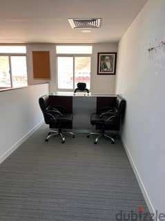 Furnitured office for rent in wutayya
