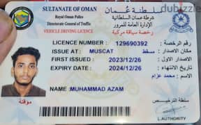 I am name Mohammad Azam come from Pakistan and car driver contact i