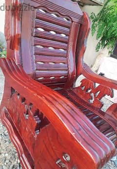 heavy wooden chair
