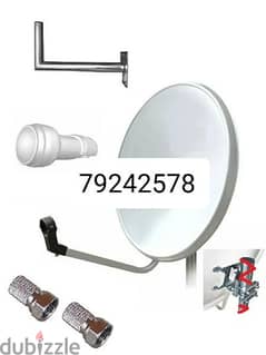 nileset arabset dishtv airtel all satellites installation & mantines