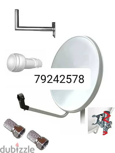 nileset arabset dishtv airtel all satellites installation & mantines