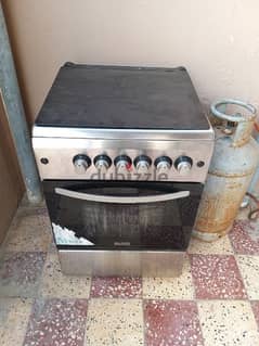 Stove with 4 burners and oven
