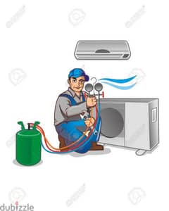 All ac repairing service gas charging water leaking repair and fixing