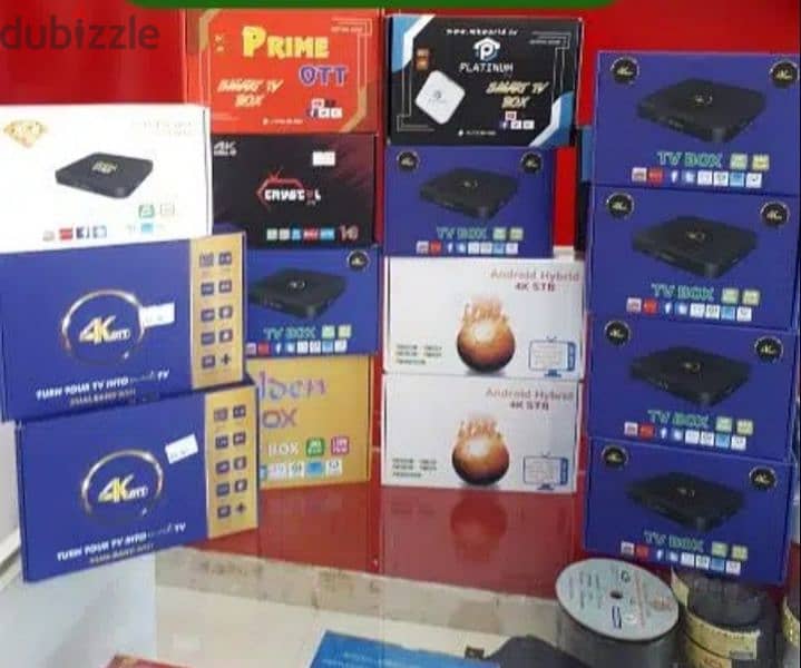 Blue model Android box with 1year subscription All countries channels 0