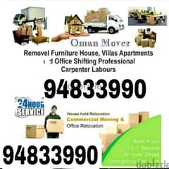 Muscat Mover packer shiffting carpenter furniture TV curtains fixing
