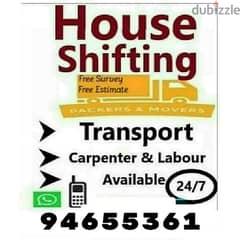 musact House shifting and transport services and services 94655361