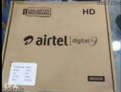 Airtel HD Receiver with subscription Malayalam Tamil Telugu kannad sp