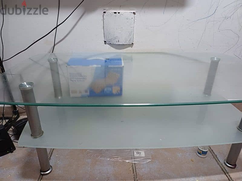 heavy glass centre table. . expat leaving urgent selling 2
