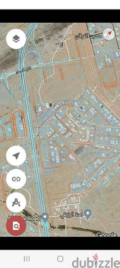 أرض للبيع العامرات ١ قريب نفط عمان شارع العقبه