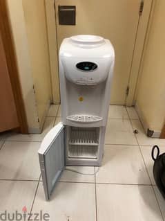asaid water dispenser, hot and cold and Small Fridge 0