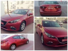 mazda 3 for rent monthly and weekly only