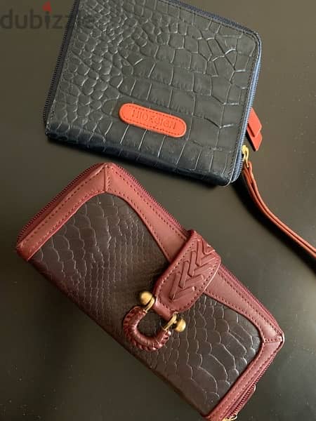 Hidesign brand genuine leather wallet 0