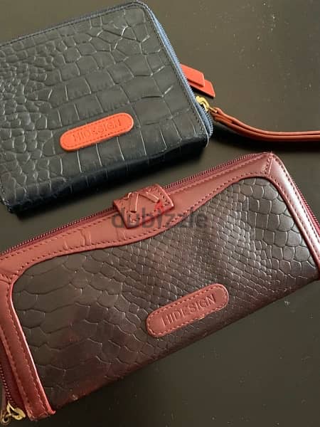 Hidesign brand genuine leather wallet 2