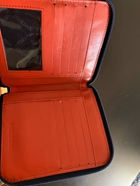 Hidesign brand genuine leather wallet 3