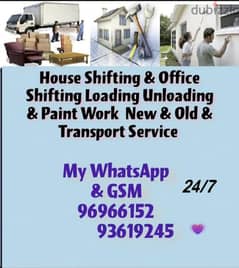 House Shifting & Pakking
Work

Villa Shop office and Elece