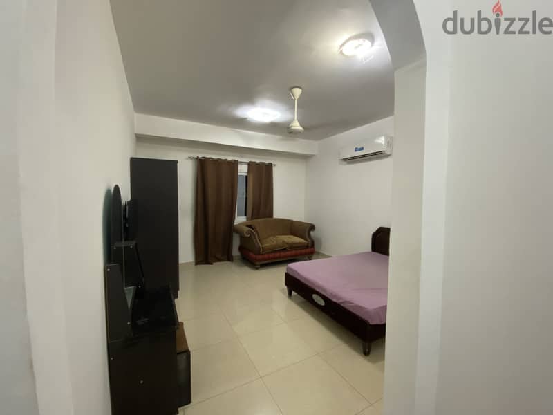 FULLY FURNISHED spacious room with attached bathroom in Al Ghubra 5