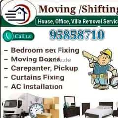 Mover and packers furniture and fixing