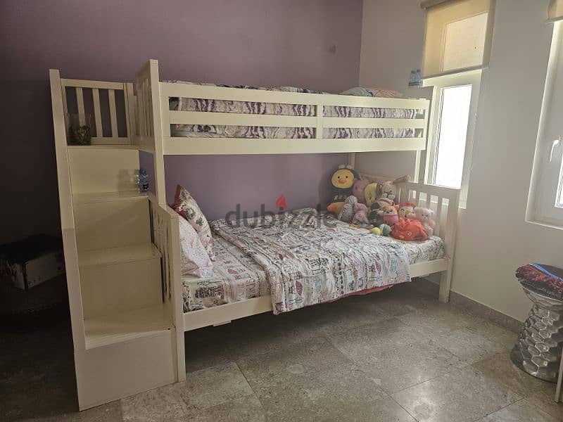 bunk bed white 1