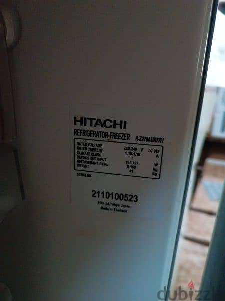 Hitachi Refrigerator. Good Condition 1