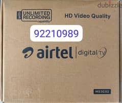 Airtel digtal HD Recvier with subscription six months 0