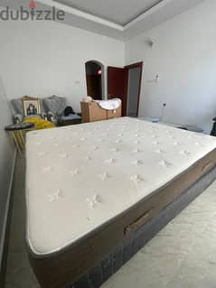 Bed and mattress king size