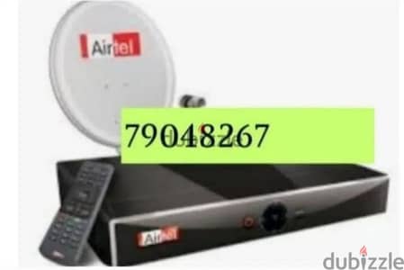 Home service Nileset Arabset Airtel DishTv osn fixing a All