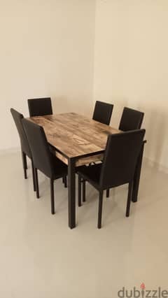 DINNING TABLE WITH  6CHAIRS