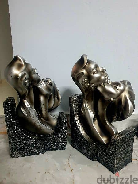 Collection of various artistic metallic sculptures 1