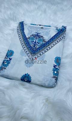 Afgaani style kurti with bottom and dupatta for sale