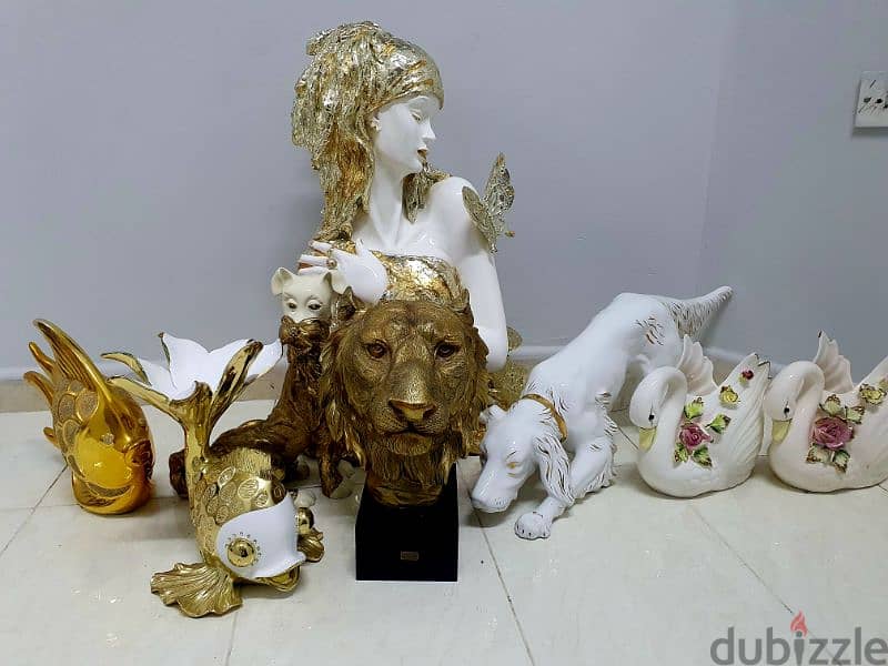Collection of various decorative items[Gold&White theme] 1