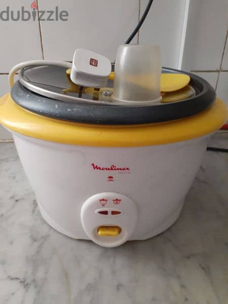 moulinex electric rice cooker used twice 0