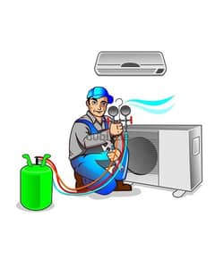 Air conditioner repairing services gas charging water leaking repair