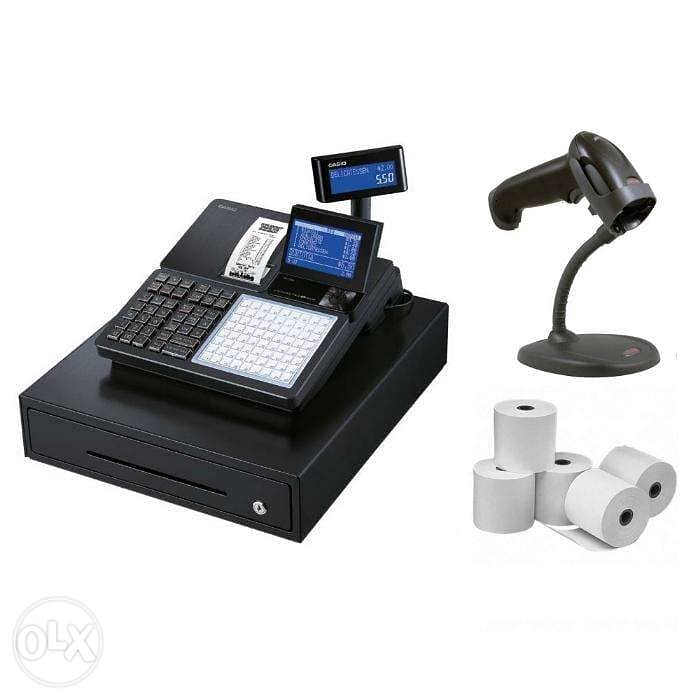 Casio Cash Register with Scanner/VAT READY. 3