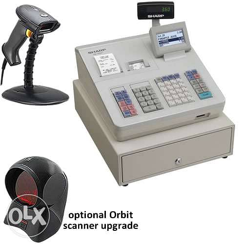 Casio Cash Register with Scanner/VAT READY. 1