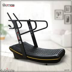 Non motorized curve treadmill
